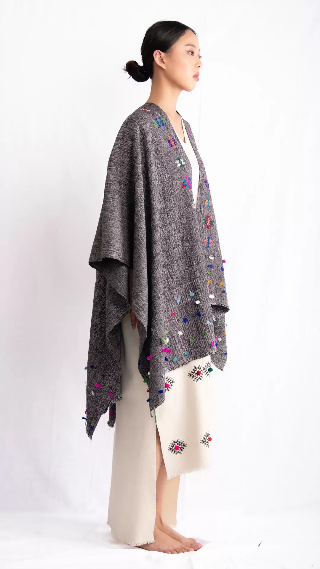 Netted Meto Poncho